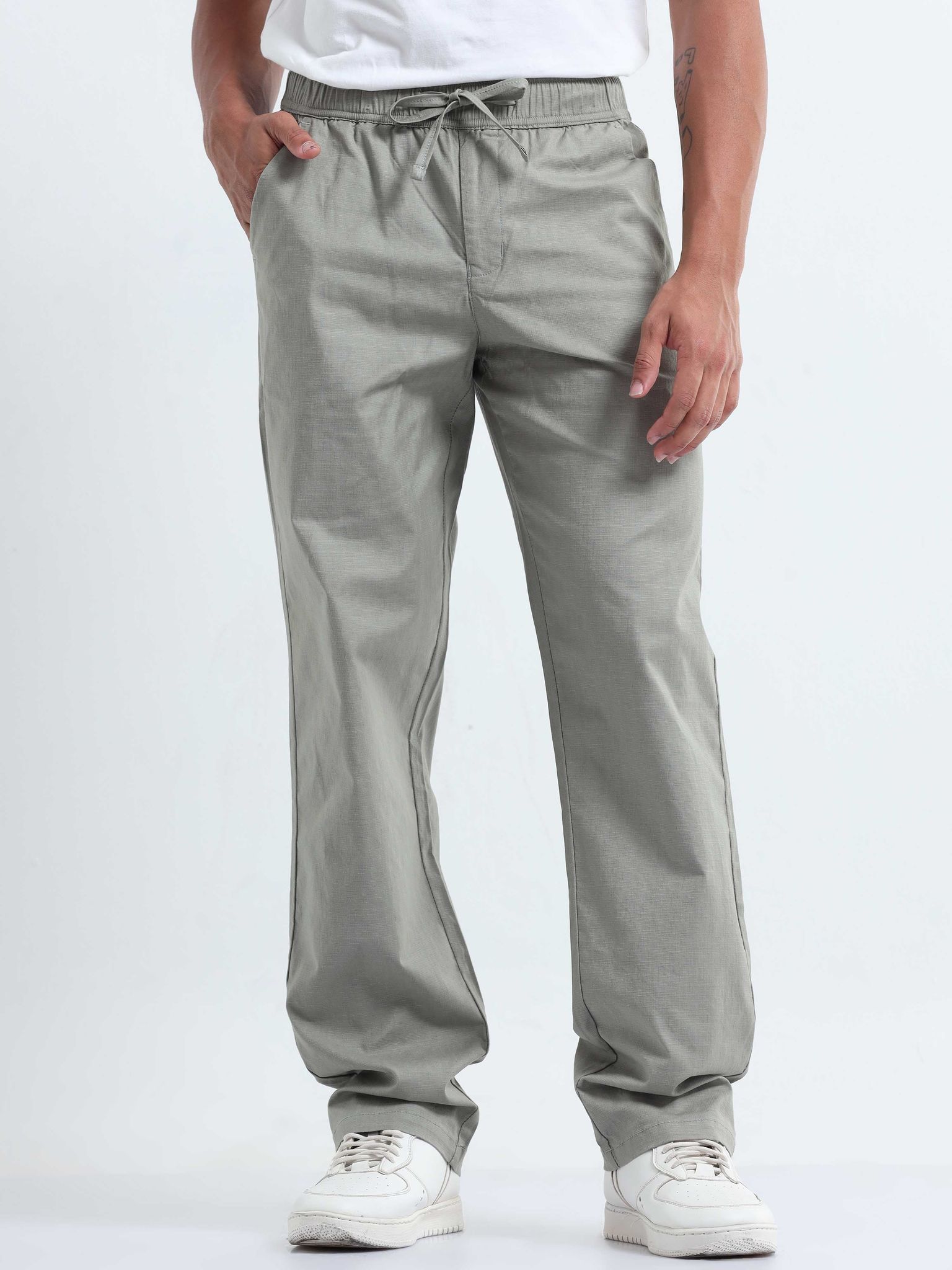 Verve Structural Olive Relaxed Pants