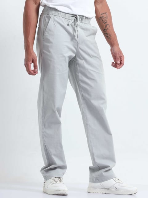 Verve Structural Grey Relaxed Pants