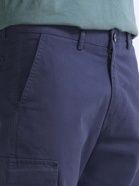 Fine Twill Navy Elevated Cargo