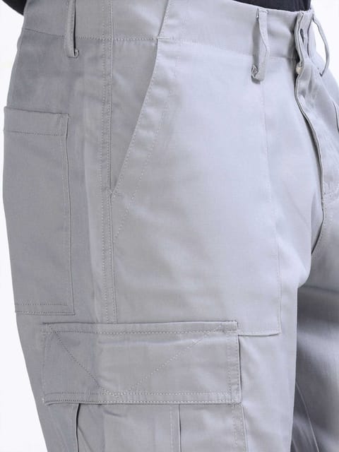 Mason Light Grey Relaxed Cargo