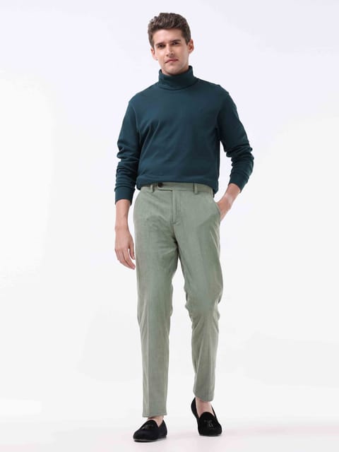 Statement Corduroy Light Olive Pant