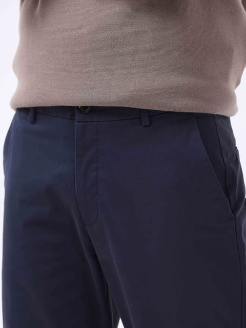 Semi Liquid Statement Navy Chino