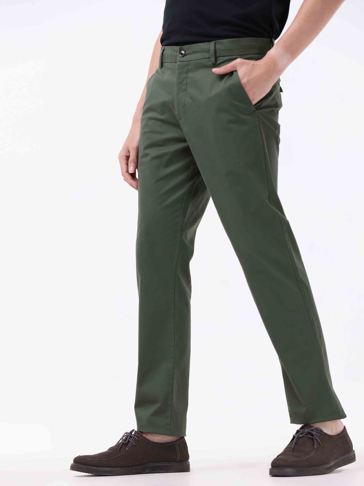 Broken Signature Pine Olive Chino