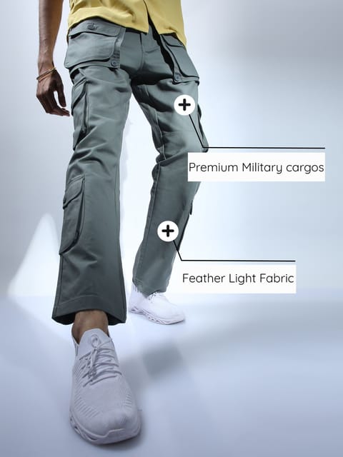 Men Military Hip Hop Baggy Cargo