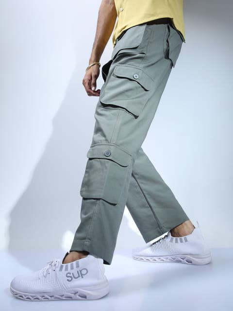 Men Military Hip Hop Baggy Cargo