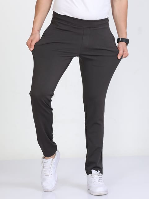 Men Slate Stretchy Peanut Joggers