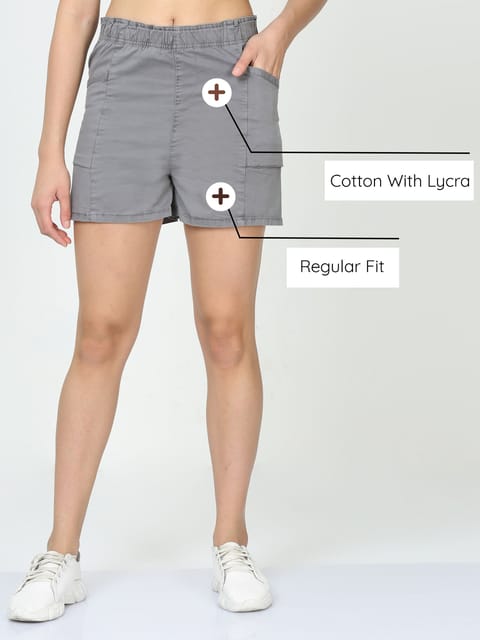 Women Smoky Bun Hugger Shorts