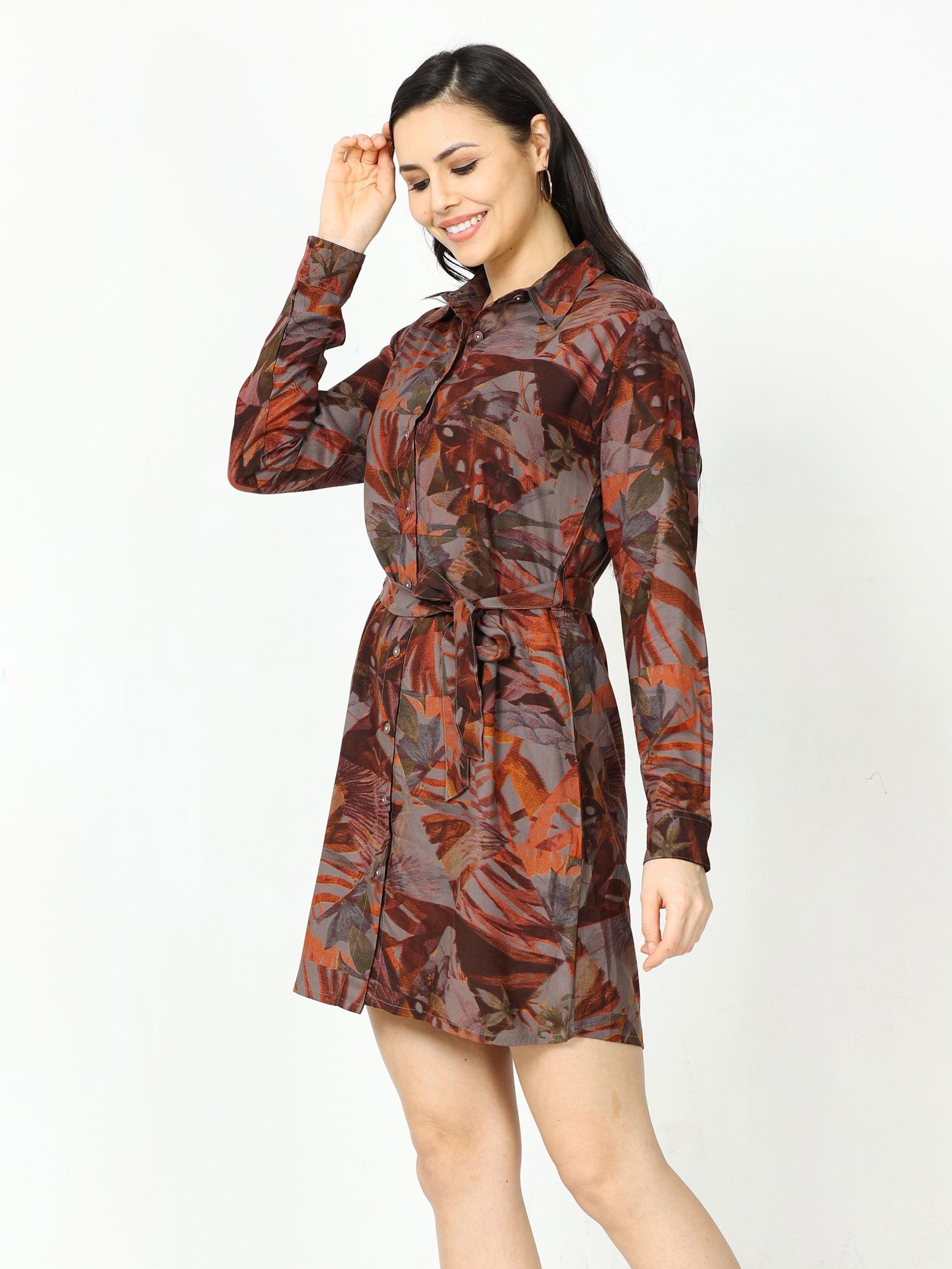 Women Brunch Affair Tropical Cherry Dress