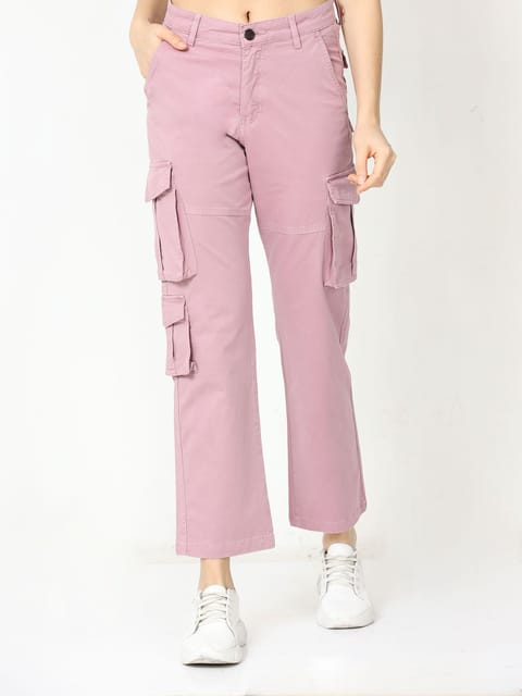 Women Vintage Lavander Cargo