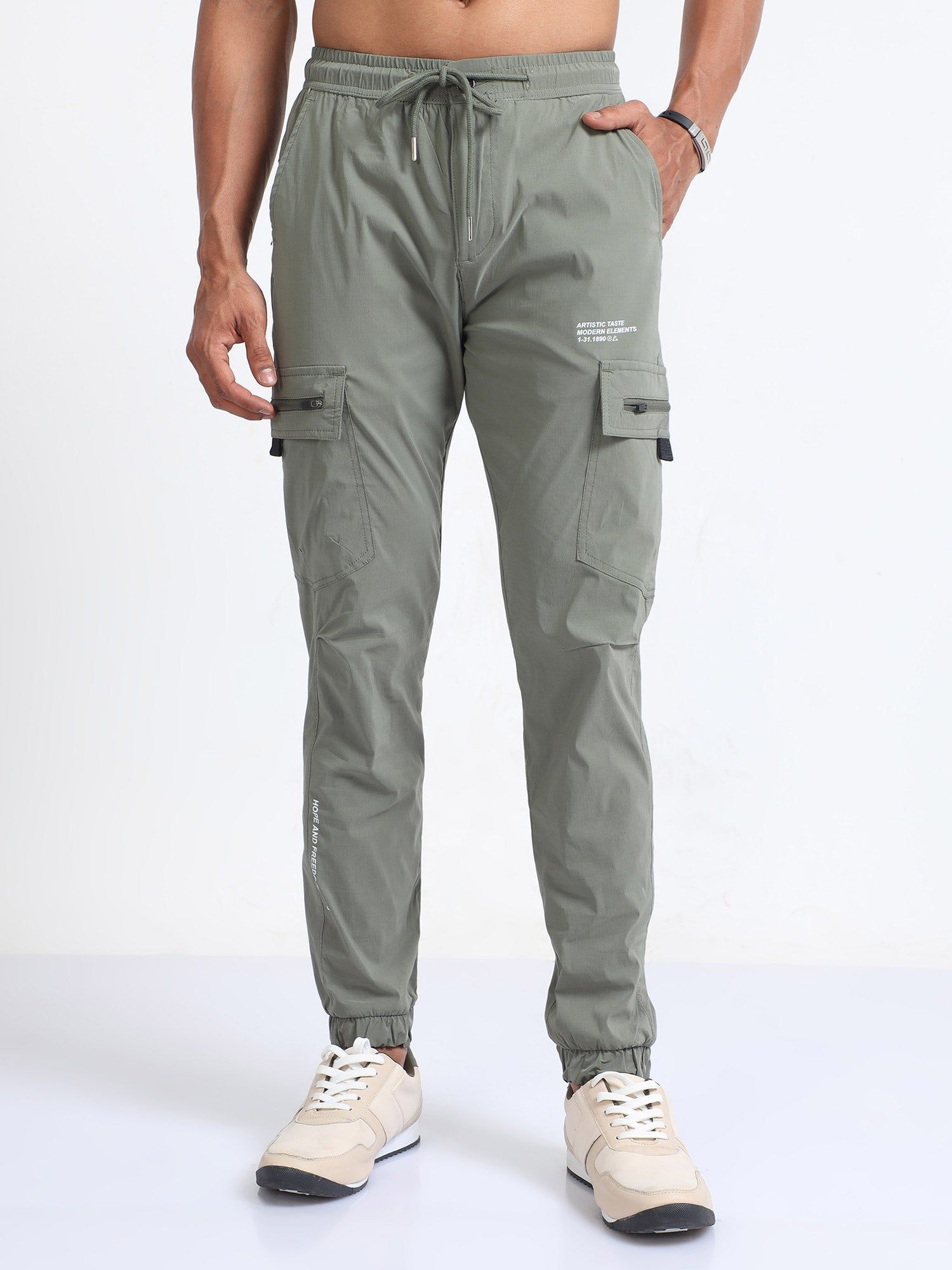 UltraLite Flexi Cargo Joggers-Fern