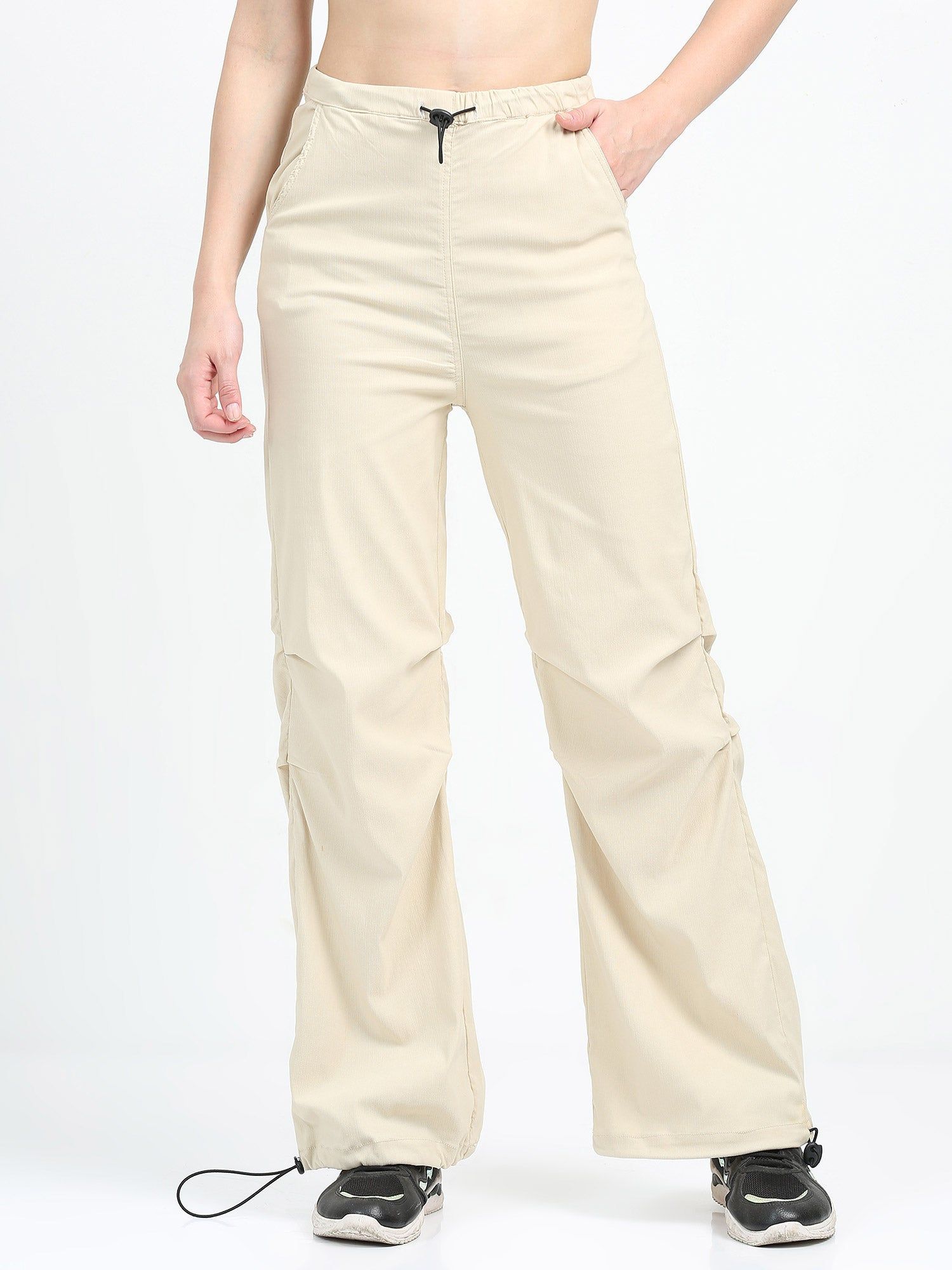 Parachute Beige Trousers Womens