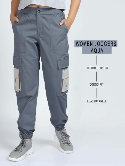 Women Jogger-Aqua