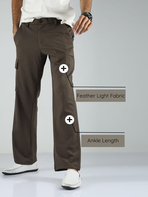 Men Straight Pant-Olive