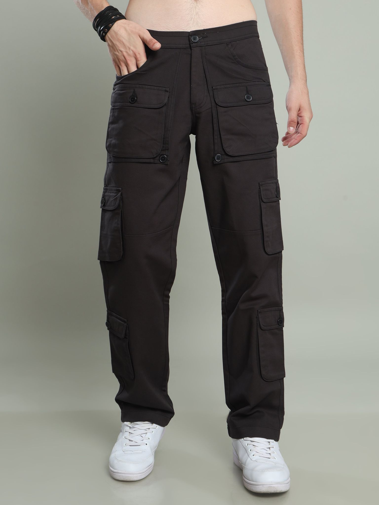 Graphite Men Hip Hop Baggy Cargo