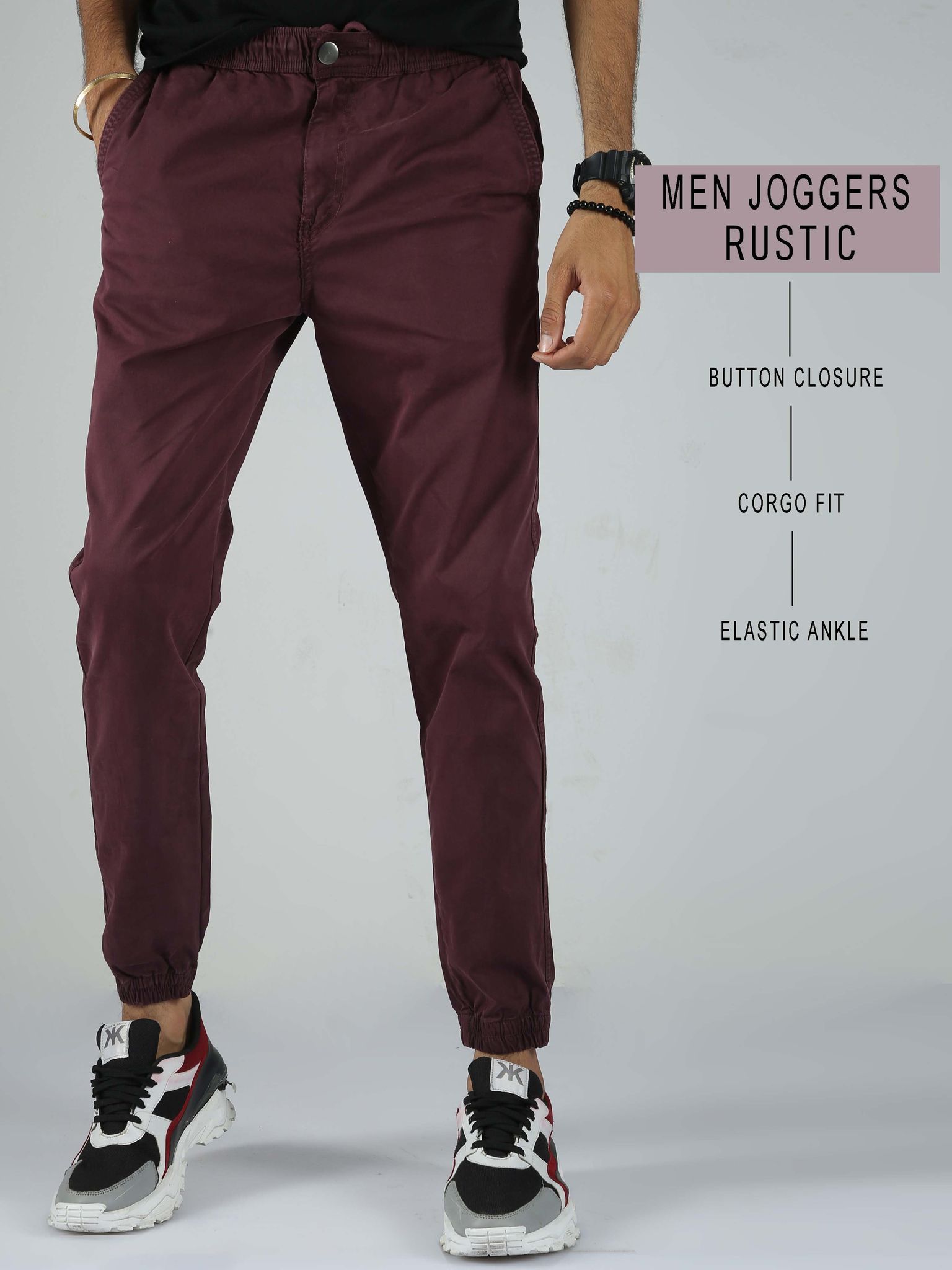 Men Joggers-Rustic