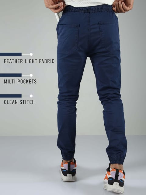 Men Joggers-Royal Blue