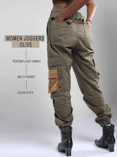 Women Jogger-Olive