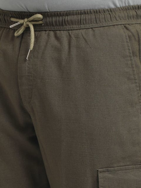 Men Lazy Linen Plus - Olive