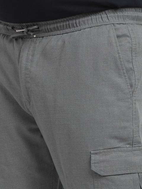 Men Lazy Linen Plus - Grey