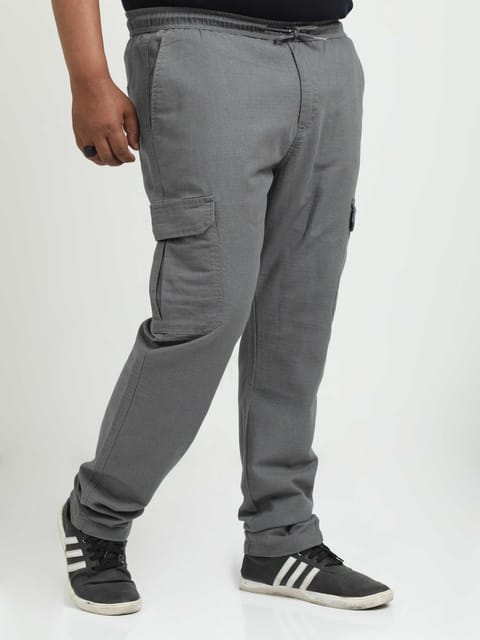 Men Lazy Linen Plus - Grey