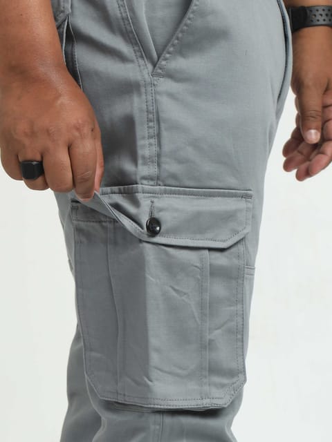 Men Plus Cargo-Grey