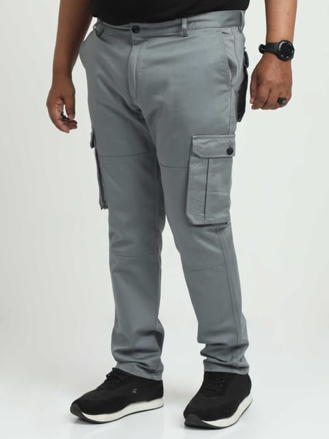 Men Plus Cargo-Grey