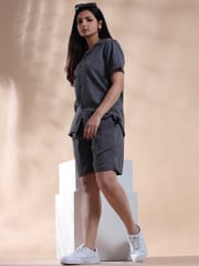 Dark Grey Co Ord Sets For Women