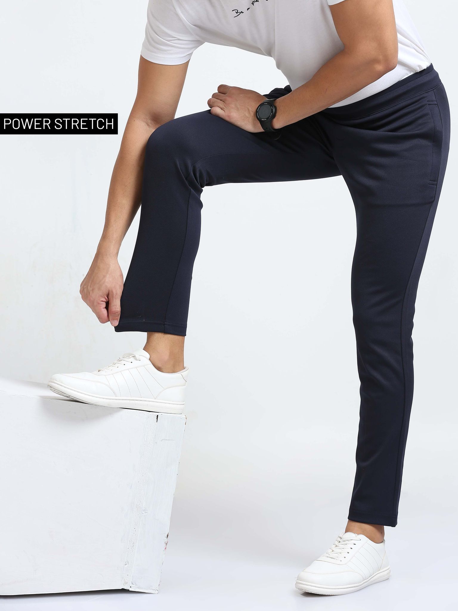 Power Stretch Joggers : Navy