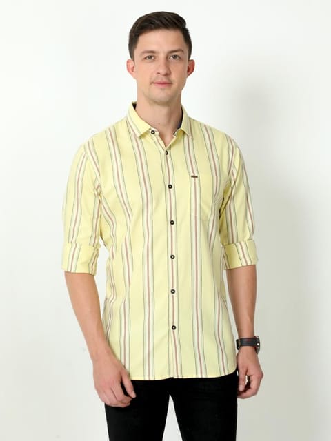 Yellow Oxford Striper Shirt 22USH0789