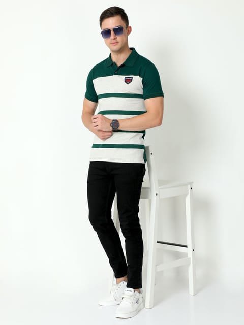 Urbaro B.Green Half Sleeve Polo T-Shirt 22UTS0010