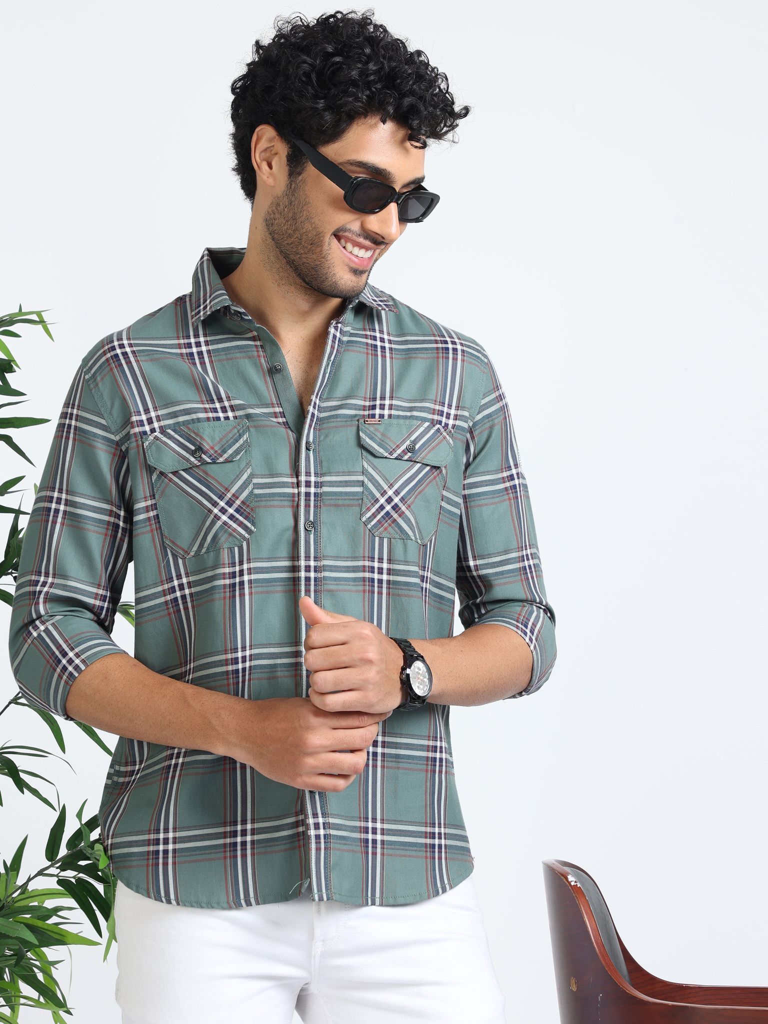 Cubix Green Shirt 23USH1306