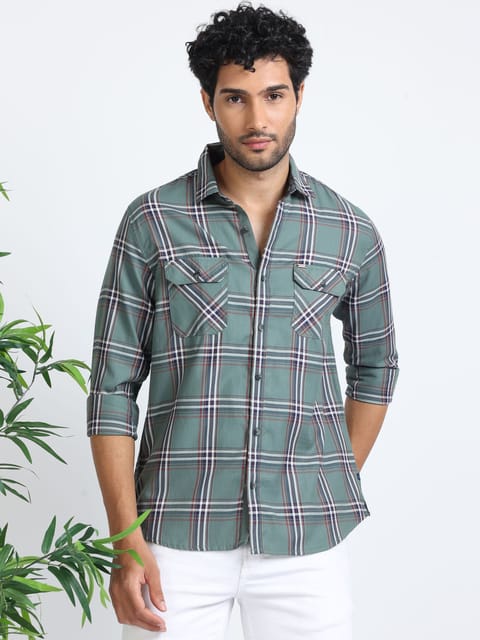 Cubix Green Shirt 23USH1306