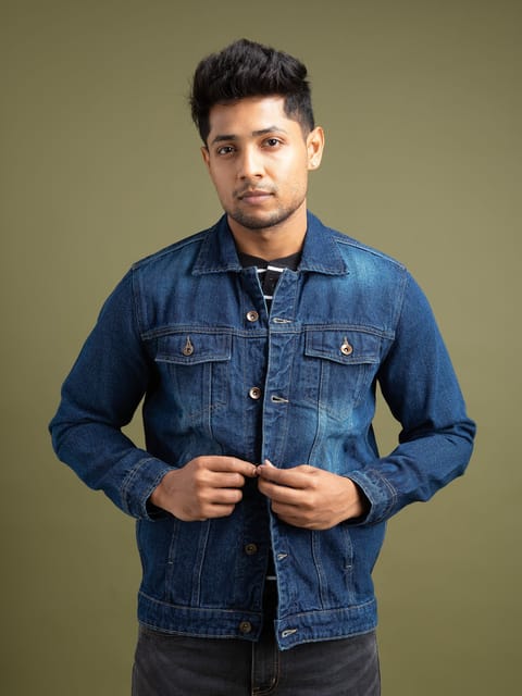 Chambray Blue Denim Jacket 22UJK0001