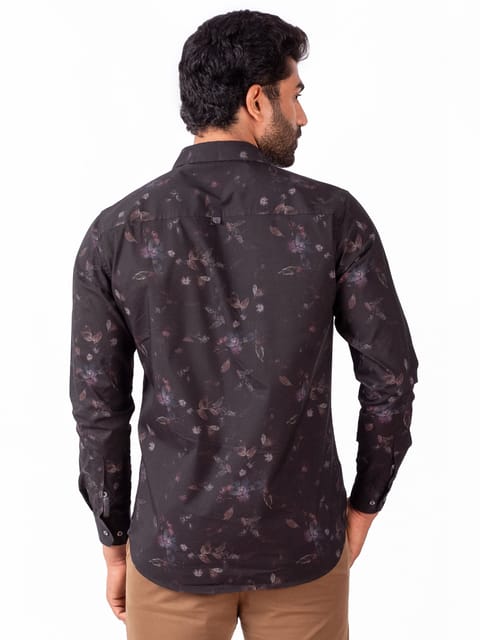 Dark flora Printed Shirt 23USH1387