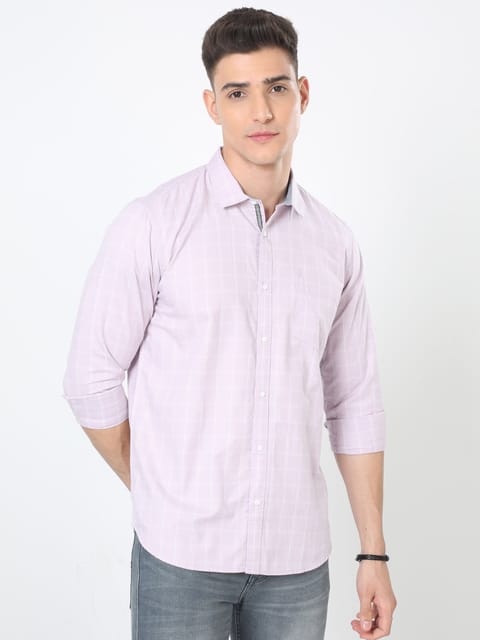 Purple Mania Checked Shirt 23USH1453