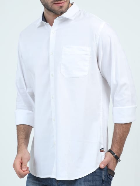 Whiteout Wonderland Wardrobe Plain Shirt 23USH1747