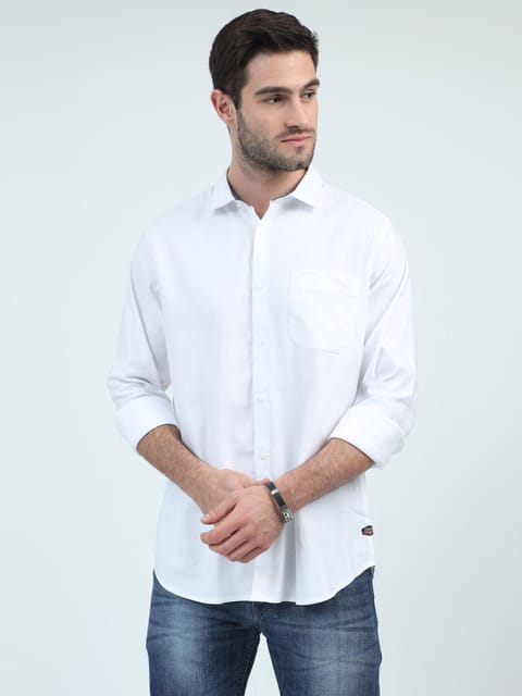 Whiteout Wonderland Wardrobe Plain Shirt 23USH1747