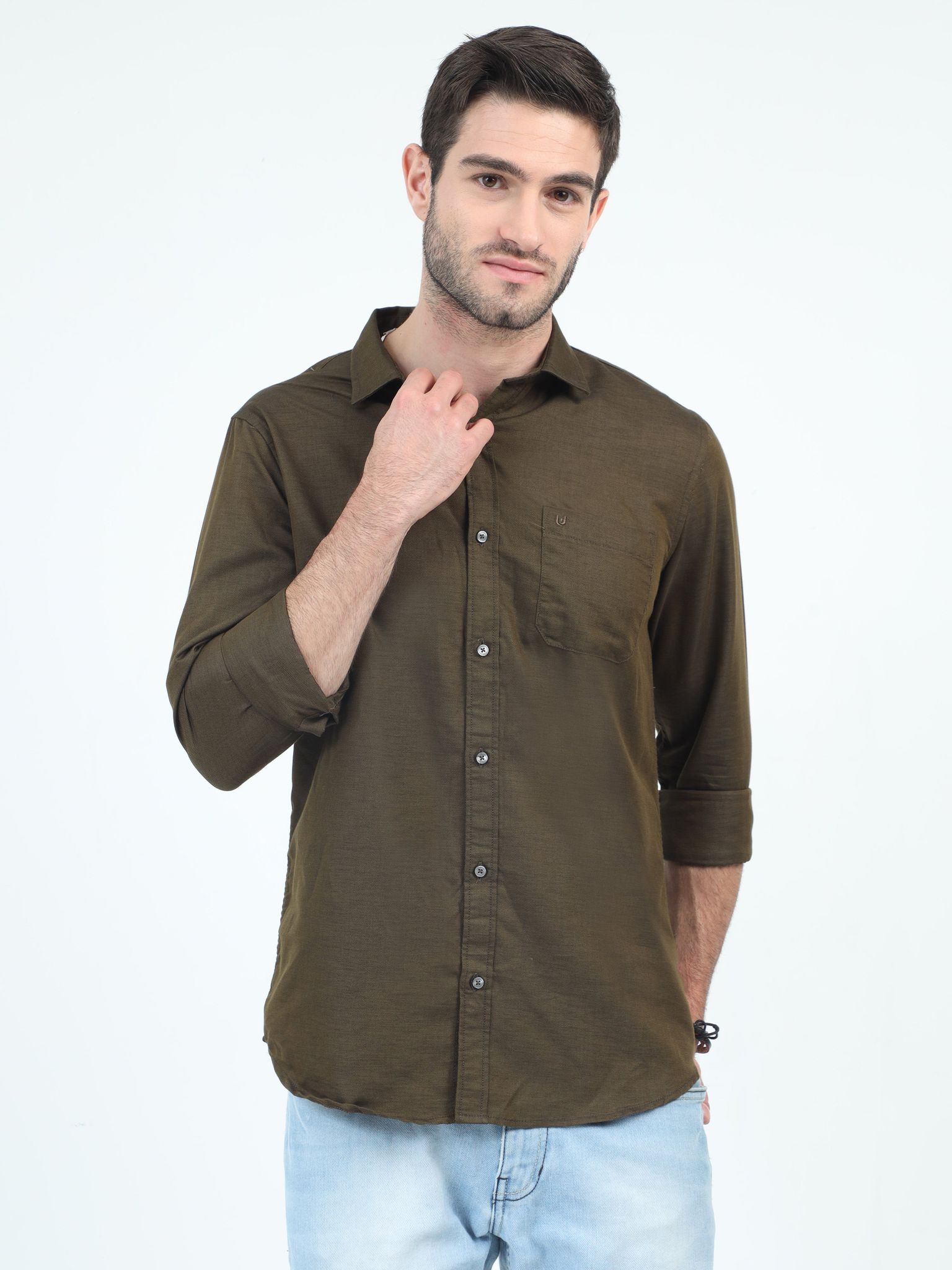 Lush Olive Luxe Shirt 23USH1678