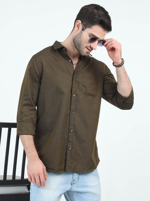 Lush Olive Luxe Shirt 23USH1678