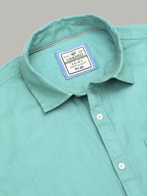 Lime Luminescence Luxe Plain Shirt 23USH1753