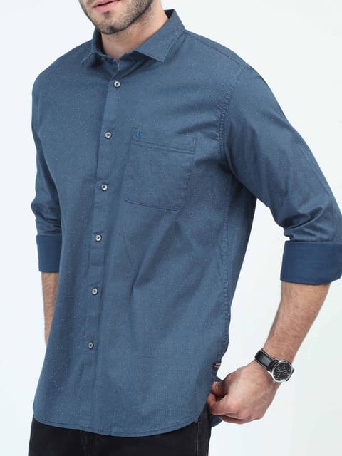 Navy Nights Niche Plain Shirt 23USH1734