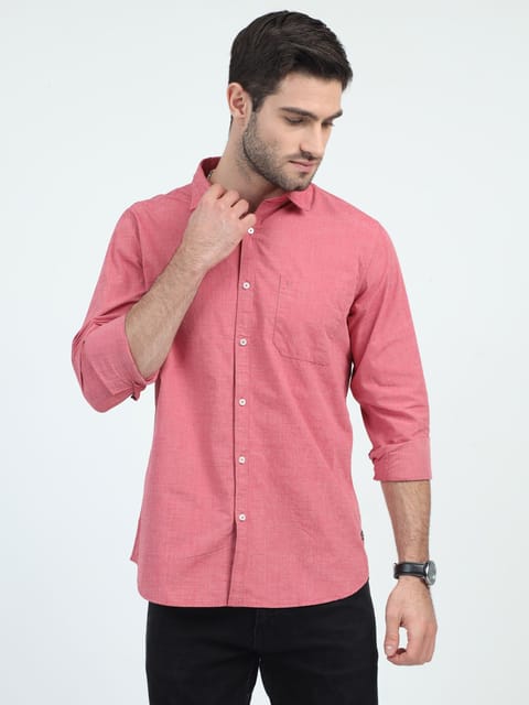 Rose Red Rhapsody Plain Shirt 23USH1756