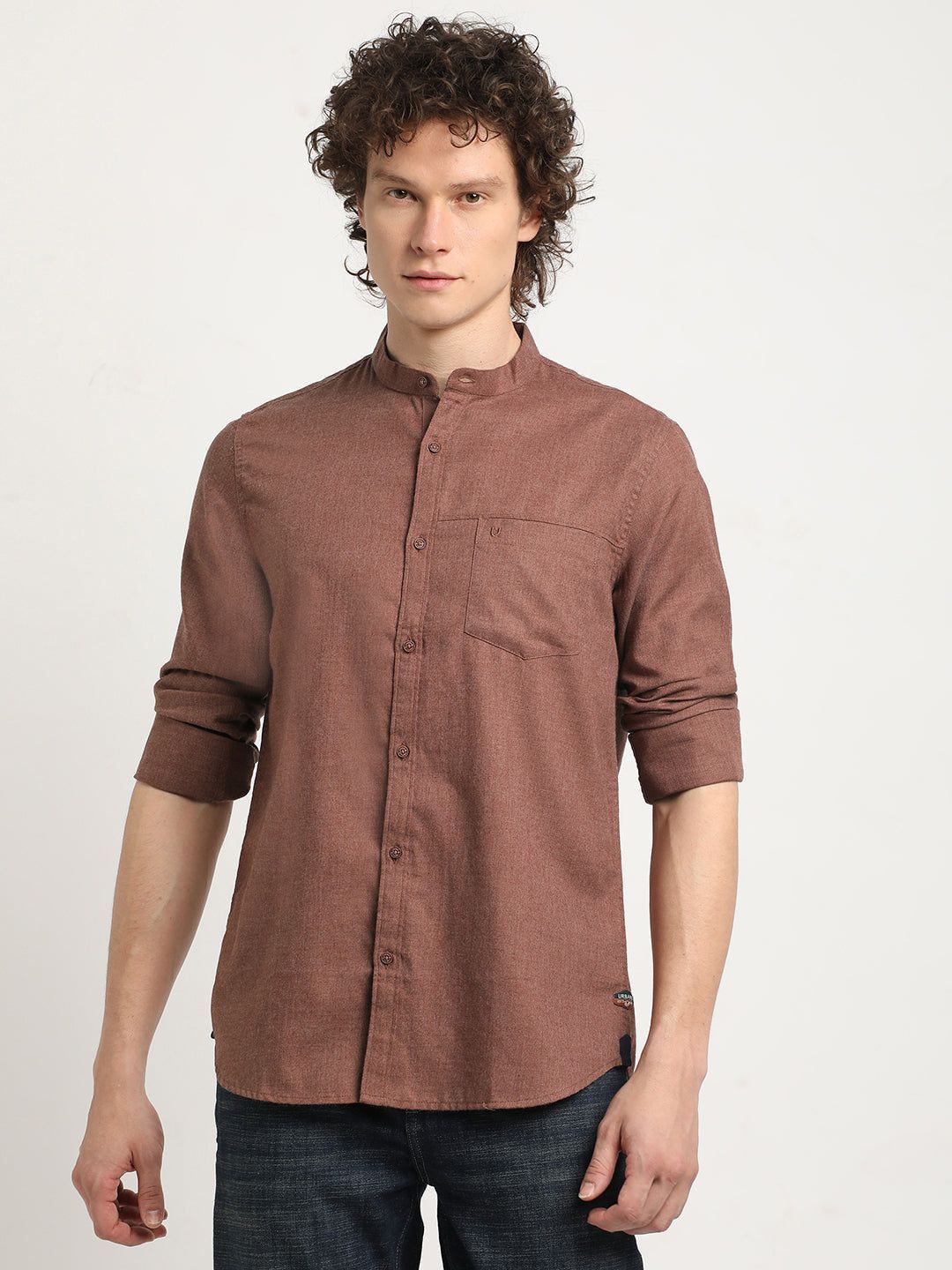 Hazelnut Basic Brown Shirt 23USH1812