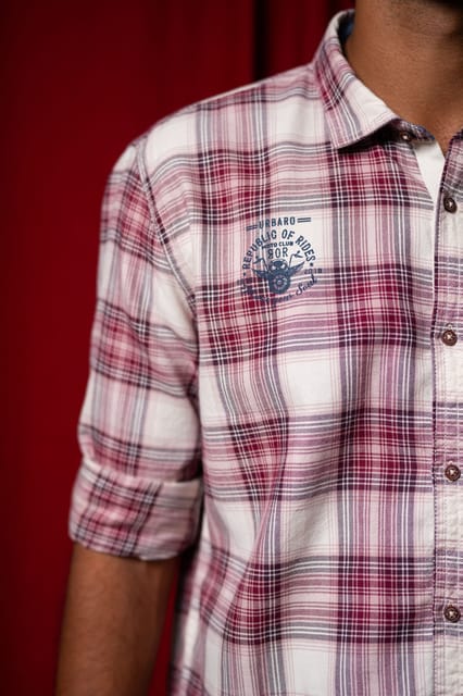 Cherry Charm Chronicles Check Shirt 23USH1810