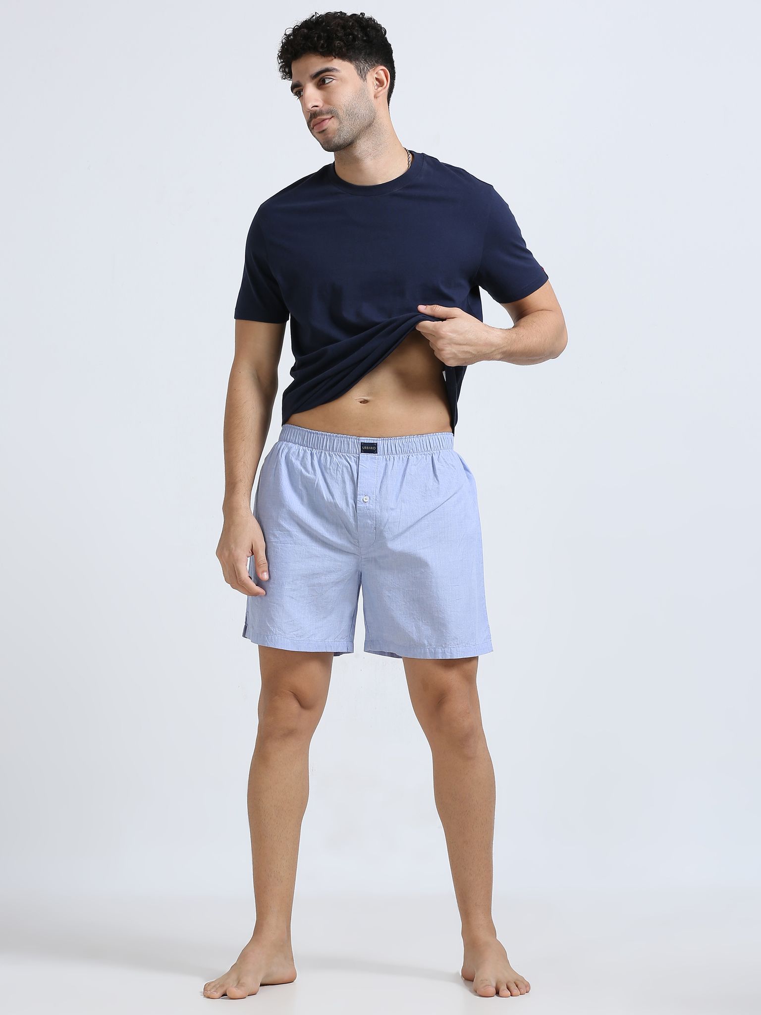 Ocean Blue Essential Boxer Shorts 23UBX0033