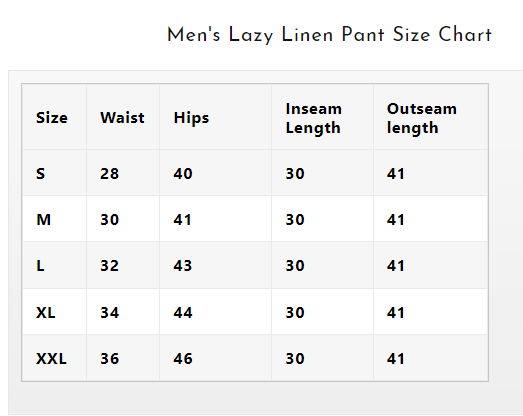 Size Guide