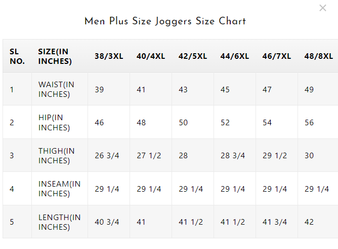 Size Guide