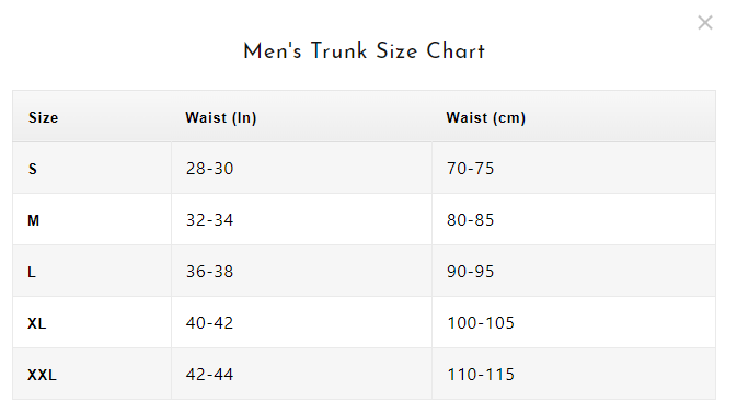 Size Guide