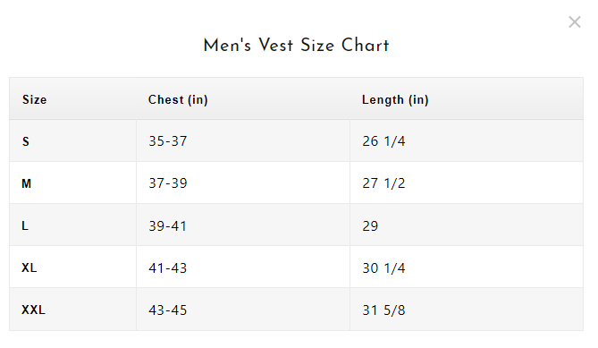 Size Guide