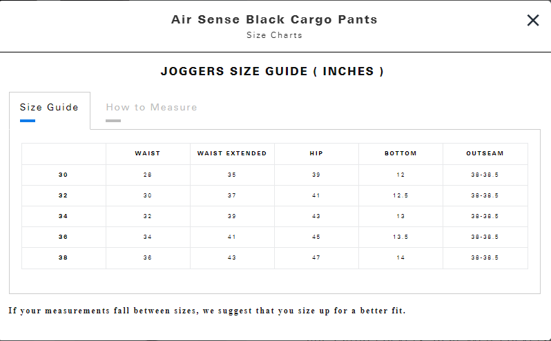 Size Guide